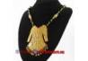 EPK 136 Kalung Mutiara hitam liontin baju lengan panjang emas 46 cm YNN (20b)