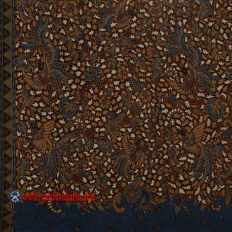 Bahan hem/rok Tulis riningan Warna alam Cendrawasih kembang jahe SPR