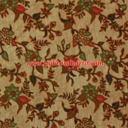 BHH 147 Bahan Hem/Rok batik Kombinasi genes sogan colet boketan kecil 24x115 cm SSD