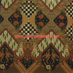 BHR 761 Bahan sarimbit Katun Prima Batik printing Sogan colet Parang Galaran ceplok poleng 240x115 cm SSD