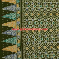 Kain Cinde 250x115 cm Colet hijau lumut NKM