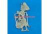 EPK 107 Liontin tatah sepuh perak Wayang Rama 11x5 cm (13) WDI