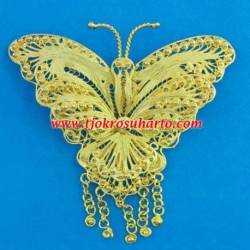 EPT 558 Bros Trap Sepuh emas kupu 10x8 cm (2) WDI