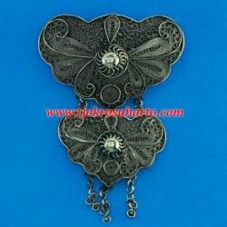 Bros Trap Sepuh perak bakar bunga susun 8x11 cm (22) WDI