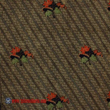 Bahan Hem/rok batik indigo Parang Cantel ceplok boket 2,2x1,2 m ANS