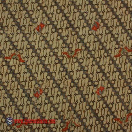 Bahan Hem/rok batik indigo Parang Gendreh ceplok boket  2,2x1,2 m ANS