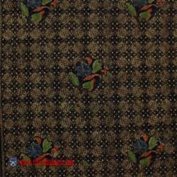 BHH 845 Bahan Hem/rok batik indigo Kerton boket 2,2x1,2 m ANS