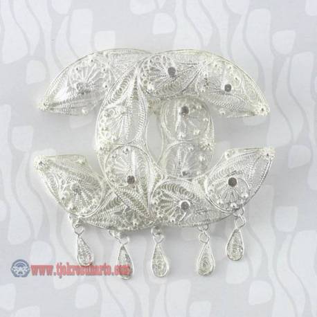 Bros Trap Sepuh perak bakar krantil 11x9 cm (3j ) YNN