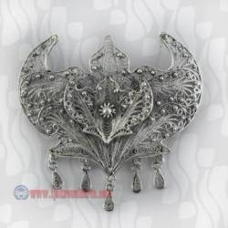 Bros Trap Sepuh perak bakar krantil 11x9 cm(4h ) YNN