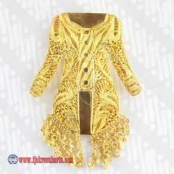 Bros sepuh emas Kebaya 9x8 cm (19) WDI
