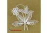APB 071 Bros Perak 925 trap Bunga daun 4,5 cm (5) SYT