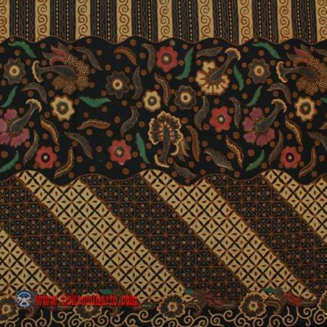 BHR 775 Bahan Sarimbit kombinasi genes colet katun usus 240x110 cm EST