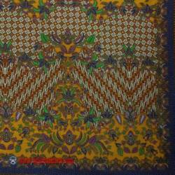 BHR 789 Bahan Sarimbit printing Mesres Tiga Negeri Kuning 240x 115 cm AYN