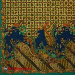 Bahan Sarimbit printing Mesres Tiga Negeri Biru tosca 240x 115 cm AYN