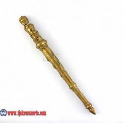 Tongkat komando kuningan cor Ular Cobra 51x6 cm (14) HMD