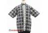 BPH 1249 Kemeja Pendek 1/2 Vooring Kelengan Biru cplok keci XL