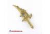 Keris kuningan cor Lar mungo 44x12 cm (19) HMD