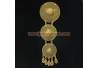 Bros sepuh Emas Bulat susun 3 menir 15,5 cm SYT  (1)