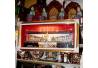 Pigura dalang wayang kulit 81x41x10 Pendawa lima lampu WWW