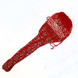 Sarung Keris Cinde Oranye TIN