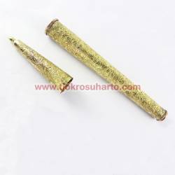 Tunjungan Ukir Panjang 24 cm semen Kuning emas BEJ
