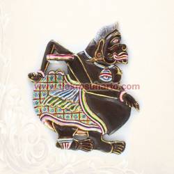 Tempat Keris Dinding Grenjeng Singel semar 43x48 cm WYM ctp 162