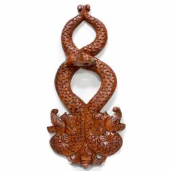 Tempat Keris Dinding Tanggung nogo kembar 21x48 cm WYM