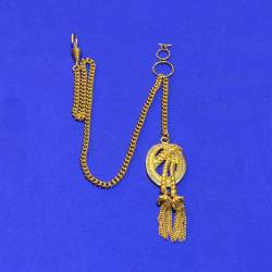 Mainan Beskap Oval  Emas Tretes Ronce 4 cm (2) BNG