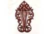 Tempat Keris Dinding Doubel tombak tengah Lung oval 32x56 cm WYM