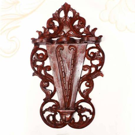 Tempat Keris Dinding Doubel tombak tengah Lung oval 32x56 cm WYM