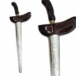 Keris Gayaman Yogya Sonokeling Slorok Buntu perak