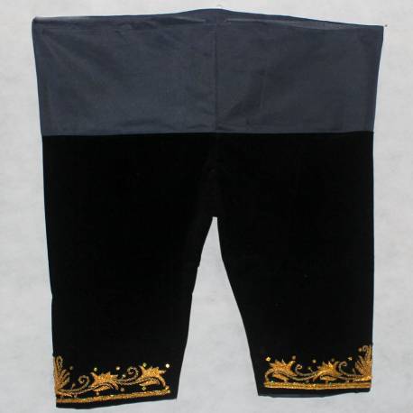 Celana Bludru Pendek Hitam SGM