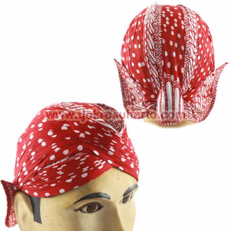 Blangkon Yogya Cap Blumbangan Dele wutah Merah Garuda dhc 205 57