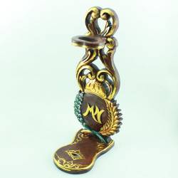 Standar Keris L berdiri grenjeng Lung Mangkunegoro 15x18x40 cm CTP 369