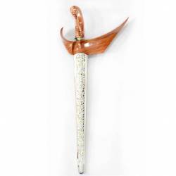 Keris Ladrang Yogya Telesium Slorok Kerawang perak