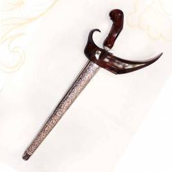 Keris Ladrang Solo Sonokeling Slorok buntu crom perak