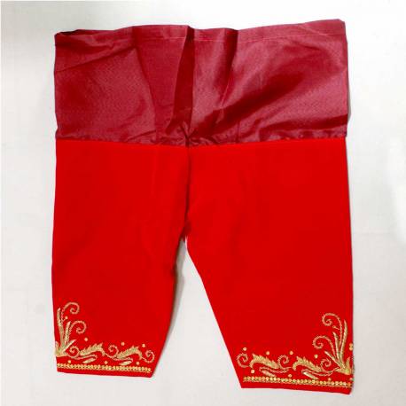 Celana Bludru Pendek Merah SGM