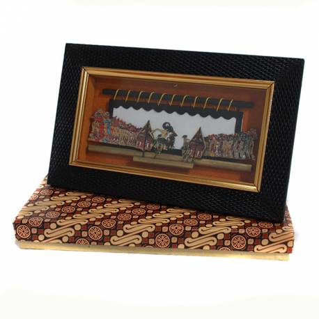 Pigura wayang kulit 26x16 cm Bimo Suci  WWW
