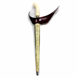 Keris Ladrang Yogya Sonokeling Ukir fiber Slorok kerawang Silih Asih