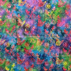 Batik 2 m cap semprot warna AKK