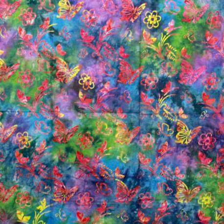 Batik 2 m cap semprot warna AKK