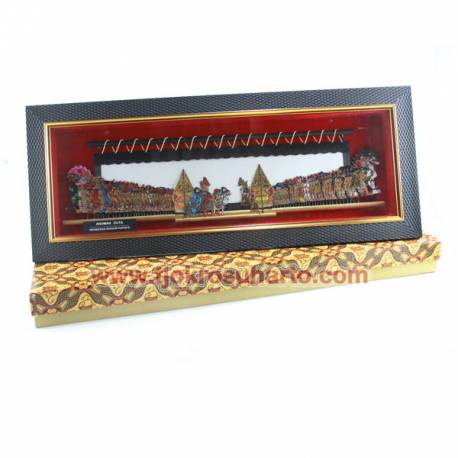 Pigura wayang kulit Kecil 20X50x4 cm Hanoman duta WWW