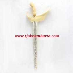 Keris Ladrang Yogya Fiber Tatah perak