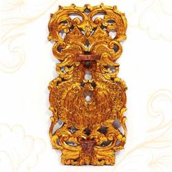 Tempat Keris Dinding Grenjeng kerlip lung jatayu kembar 34x65 cm ctp 333