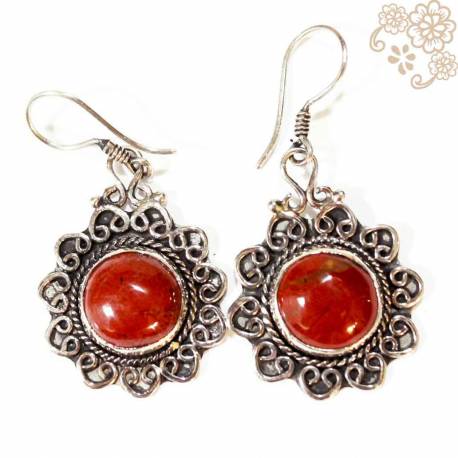 Anting Alpaka Bunga Matahari (26) SRE