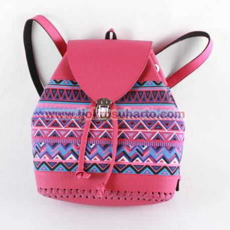 Tas Rangsel vinyl tribal WHY