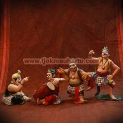 Patung 1 set Punokawan mbarang GND