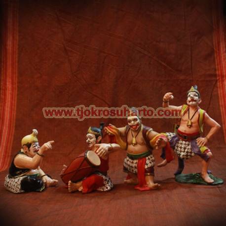Patung 1 set Punokawan mbarang GND