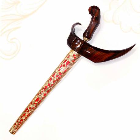 Keris Ladrang Solo Sonokeling Tatah koden Kerawang