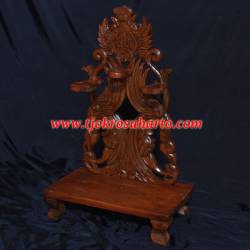 Standar Tempat keris duduk lung burung HB isi 3 22x48x56 cm WYM